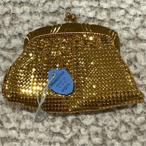 Whiting & Davis Coin Purse Gold